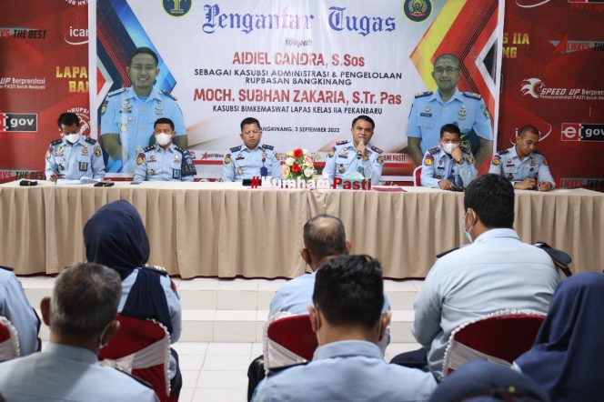 
					Gelar Rapat, Kalapas Sutarno Sampaikan Hal Ini