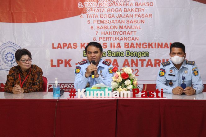 
					Gandeng LPK Puspa Antariksa, Lapas Bangkinang Siapkan Warga Binaan yang Terampil