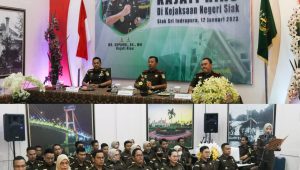 Kejati Riau Kunjungi Kejari Siak, Dr. Supardi: Jaga Marwah Institusi