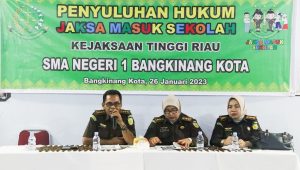 Kejati Riau Gelar JMS di SMAN 1 Bangkinang, Bahas Radikalisme dan Terorisme