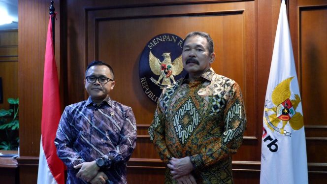 
					Jaksa Agung Sambangi Menteri PAN-RB, Bahas Soal Pembentukan Badan Perampasan Aset dan Manajemen Kepegawaian