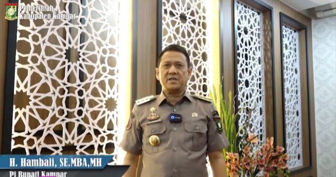 
					PJ Bupati Kampar Hambali Ucapkan Selamat Hari Bhakti Adhyaksa ke 64