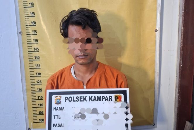 
					Pelaku yang diamankan pihak Kepolisian (Foto: Istimewa)