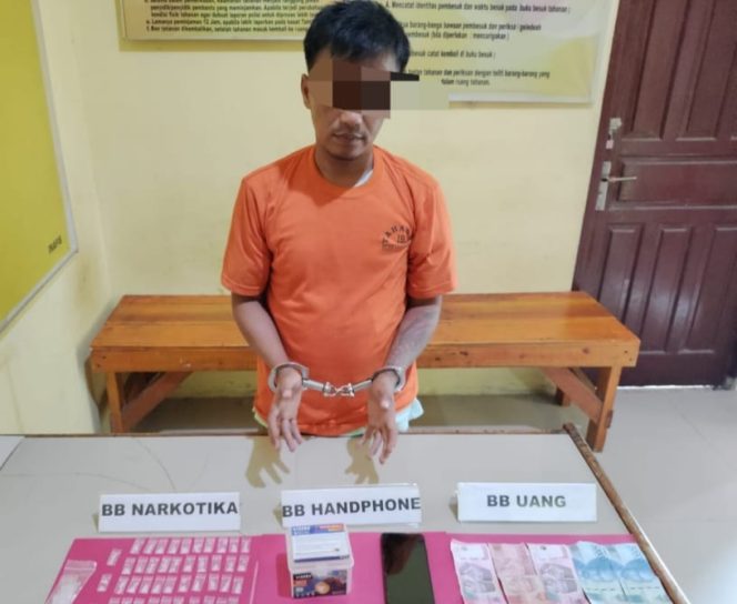 
					Terduga pengedar narkoba yang diamankan pihak Kepolisian (Foto: Istimewa)
