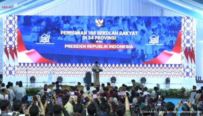 
					Presiden Prabowo resmian Sekolah Rakyat (Foto: Istimewa)
