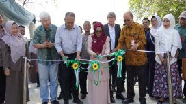 Wakil Bupati Kampar Dr. Hj. Misharti menghadiri Soft Launching Kebun Raya Universitas Pahlawan (Foto: Istimewa)