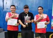 Satpol PP Kampar Raih Juara II Turnamen Badminton Antar OPD