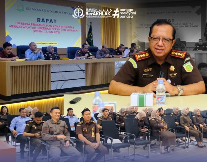 
					Kajari Kampar Pimpin Rapat Pembangunan Zona Integritas Menuju WBBM 2026