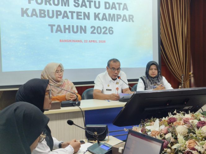 
					Forum Satu Data Kampar 2026 Digelar, Pemkab Dorong Integrasi Data OPD