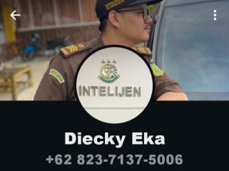 Foto profil WhatsApp yang mencatut nama Kasi Pidsus Kejari Kampar (Foto: Istimewa)