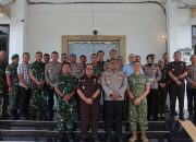 Kejari Kampar Perkuat Sinergi dengan Polri dan TNI