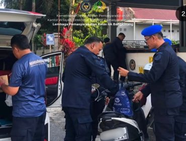 Petugas Lapas Bangkinang diperiksa (Foto: Istimewa)
