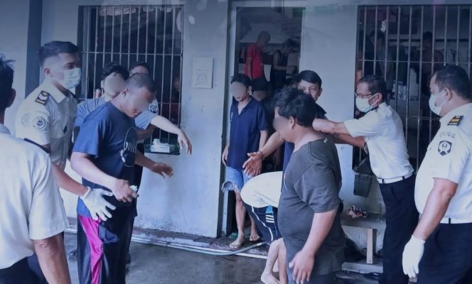 
					Lapas Bangkinang Gelar Pemeriksaan Kamar Hunian Warga Binaan