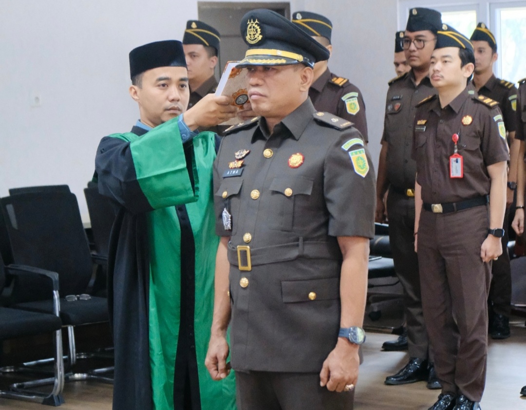 Atmariadi dilantik Jadi Kasi Pidsus Kejari Kampar (Foto: Istimewa)
