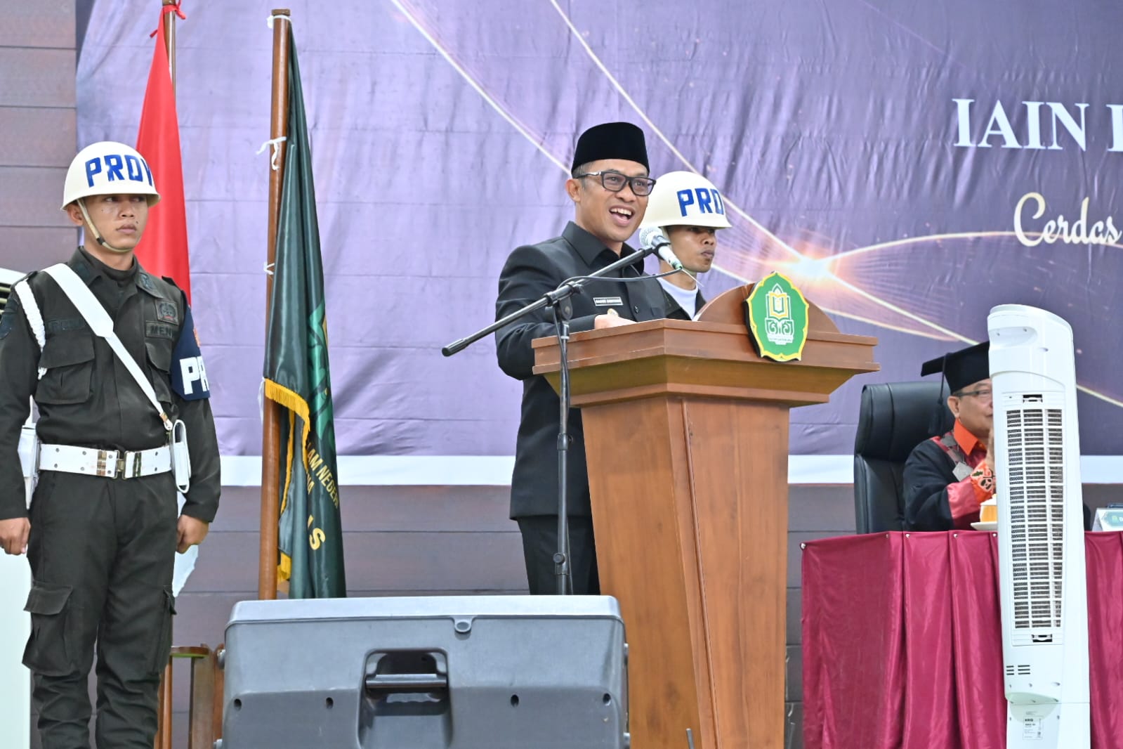 553 Lulusan IAIN Datuk Laksamana Melangkah, Bagus Santoso: Jangan Takut Hadapi Tantangan
