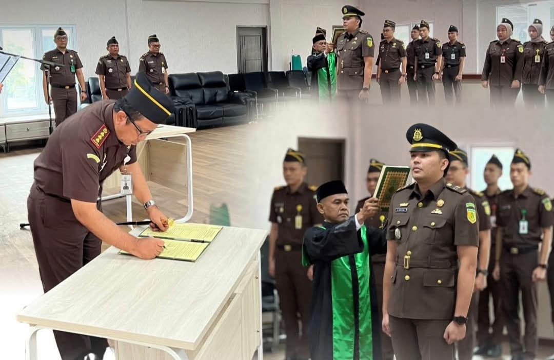Kajari Kampar Dwianto Lantik Pejabat Baru, Tekankan Integritas dan Profesionalisme