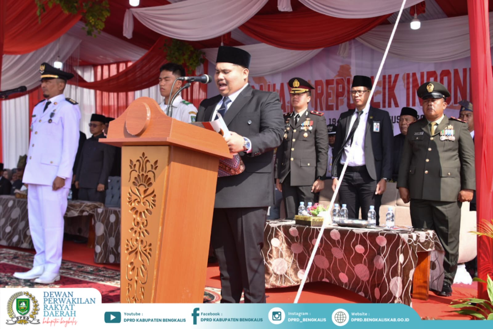 M. Arsya Fadillah Bacakan Teks Proklamasi, Semangat Nasionalisme Menggema di Pinggir