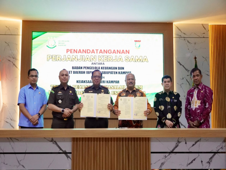 Kejari Kampar Pasang Strategi Pencegahan Hukum, Bidang Datun Gandeng Dua OPD